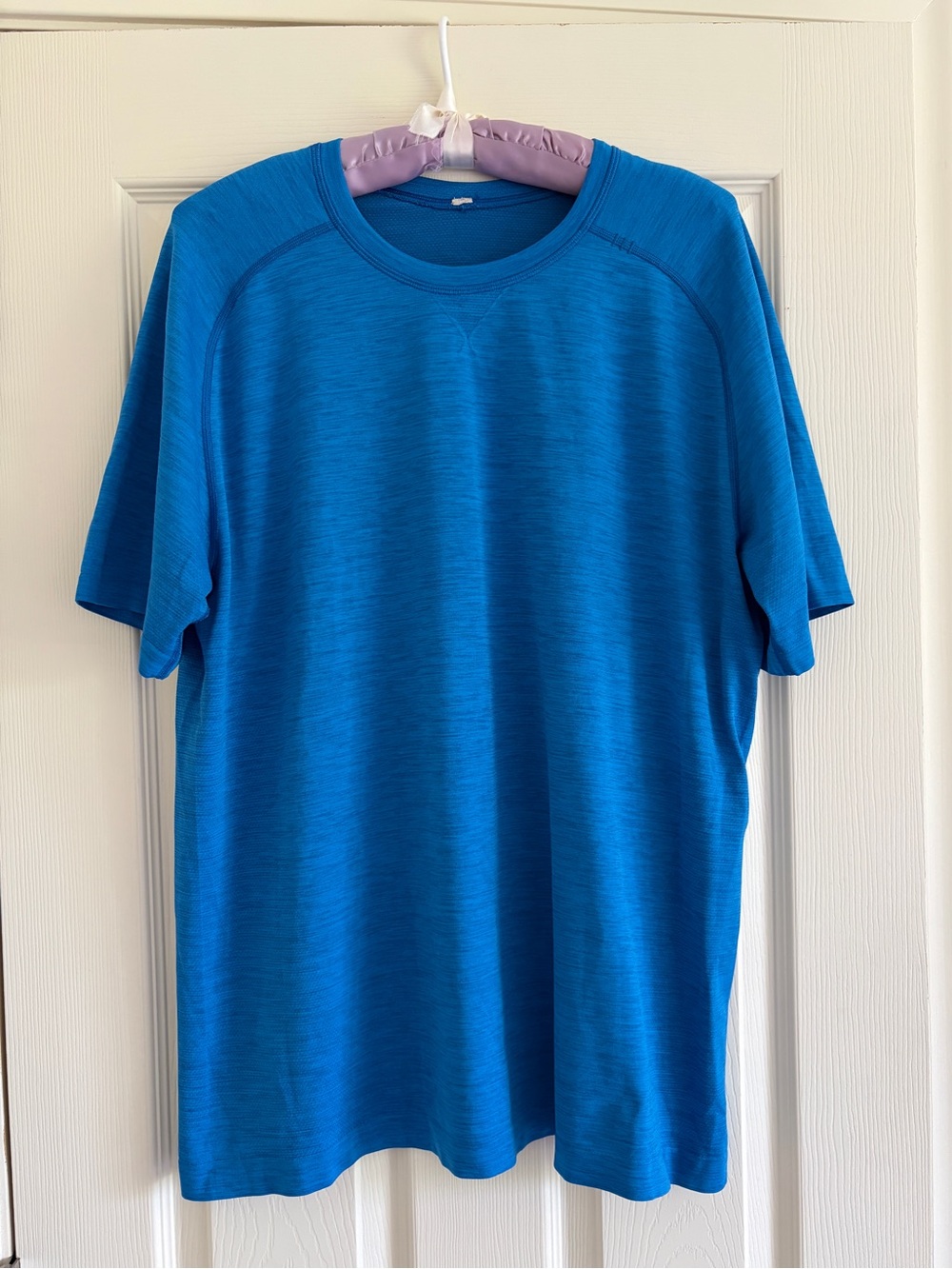 Lululemon Metal Vent Tech Blue Performance Short-Sleeve Tee Shirt